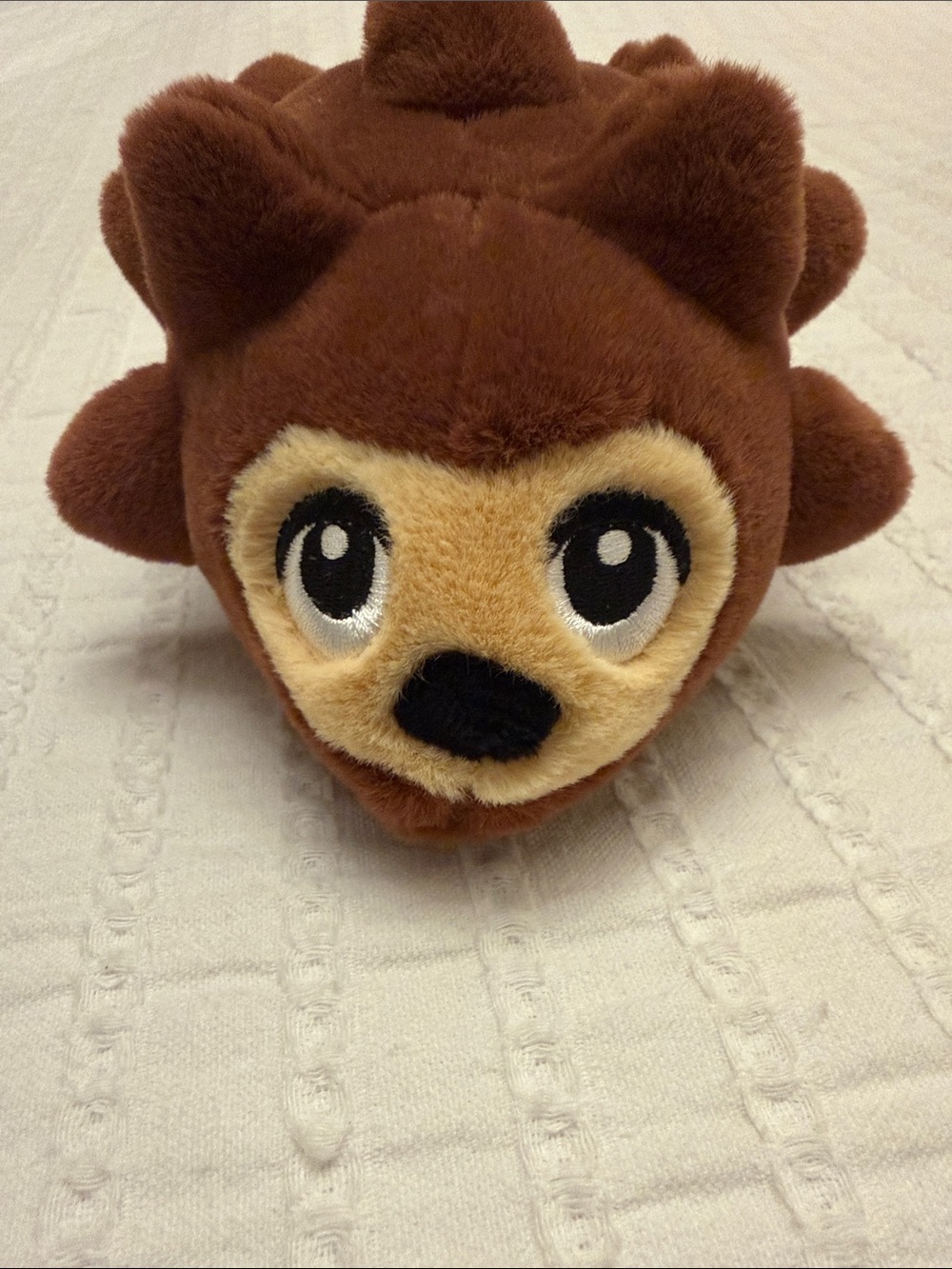 FRIENDS Brown Plush Marshmallow the Hedgehog with LEGO Tag
